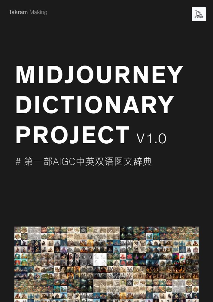 《第一部AIGC中英双语图文辞典（Midjourney Dictionary Project）》v1.0